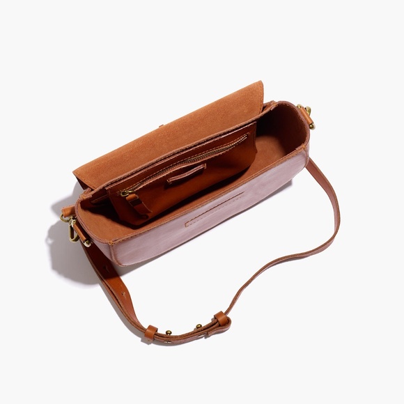 New MADEWELL The Elsewhere Tie Saddlebag Leather - Picture 2 of 8